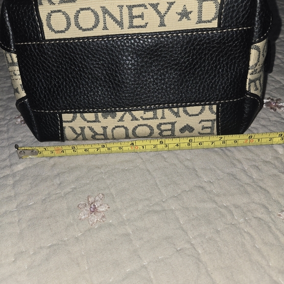 NWT Dooney & Bourke Black and Tan Small Satchel - Picture 10 of 11